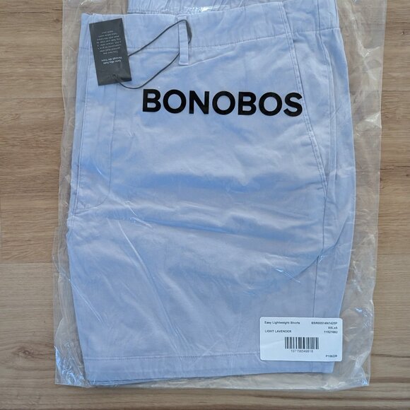 NWT Bonobos Easy Lightweight Shorts Light Lavender XXL 5” Inseam Summer Golf - Picture 6 of 8